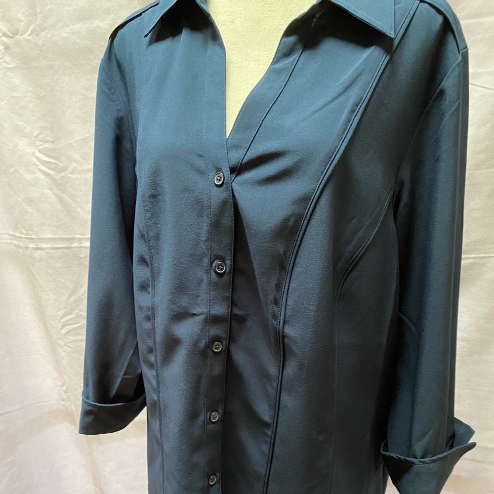 Navy blue blouse